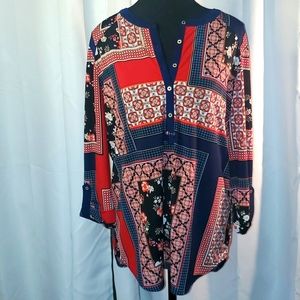 Peter Nygard patterned top